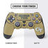 Georgia Institute of Technology LogoType Gold PS4 Controller Skin