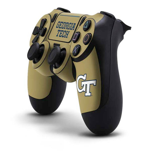 Georgia Institute of Technology LogoType Gold PS4 Pro/Slim Controller Skin