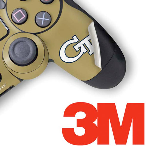 Georgia Institute of Technology LogoType Gold PS4 Pro/Slim Controller Skin