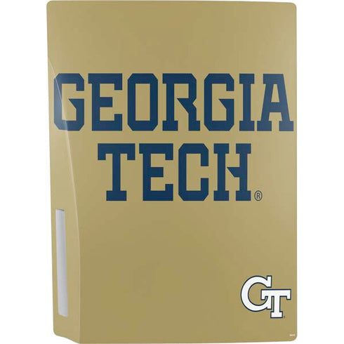 Georgia Institute of Technology LogoType Gold PS5 Console Skin