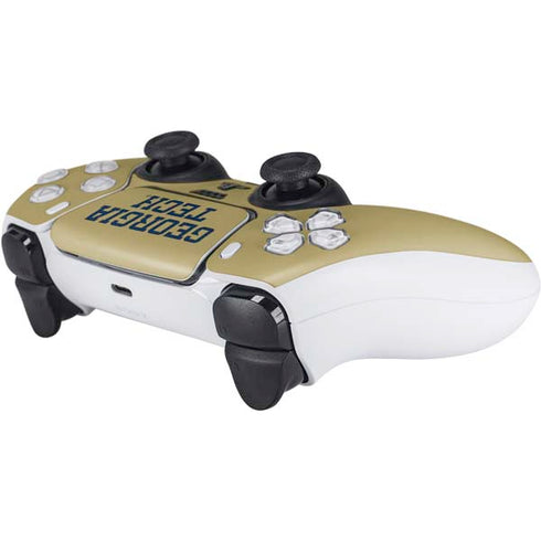 Georgia Institute of Technology LogoType Gold PS5 Controller Skin