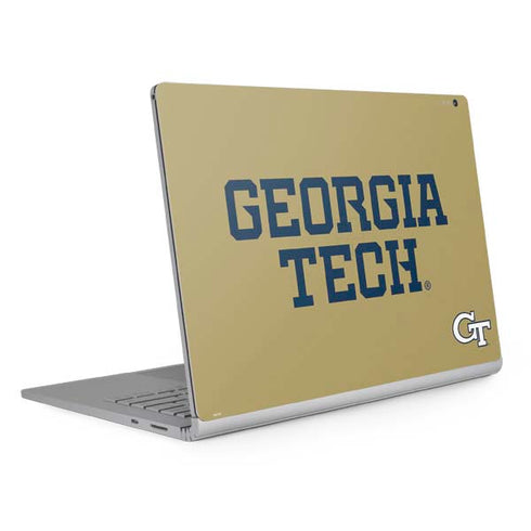Georgia Institute of Technology LogoType Gold Surface Book 2 13.5in Skin