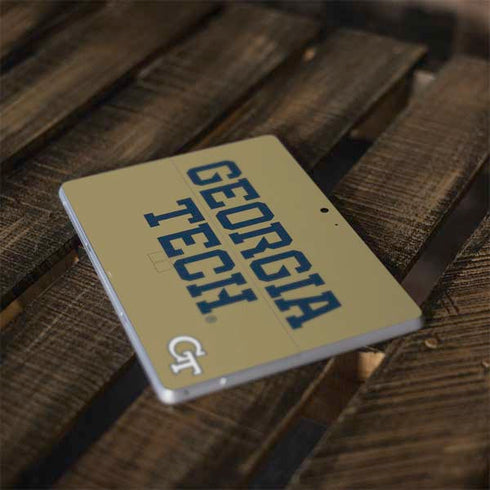 Georgia Institute of Technology LogoType Gold Surface Go Skin