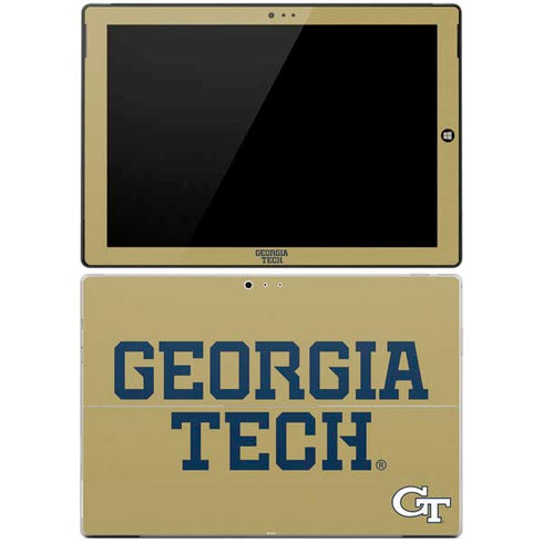 Georgia Institute of Technology LogoType Gold Surface Pro 3 Skin