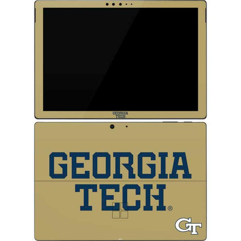 Georgia Institute of Technology LogoType Gold Surface Pro 7 Skin