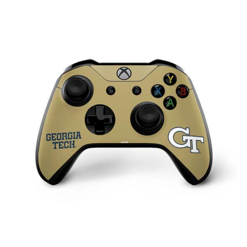 Georgia Institute of Technology LogoType Gold Xbox One X Controller Skin