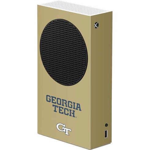 Georgia Institute of Technology LogoType Gold Xbox Series S Console Skin