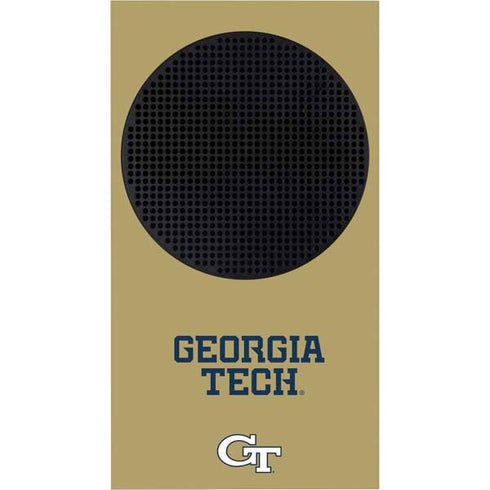 Georgia Institute of Technology LogoType Gold Xbox Series S Console Skin