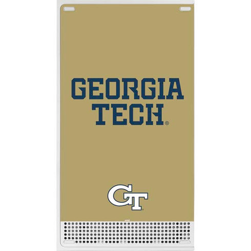 Georgia Institute of Technology LogoType Gold Xbox Series S Console Skin