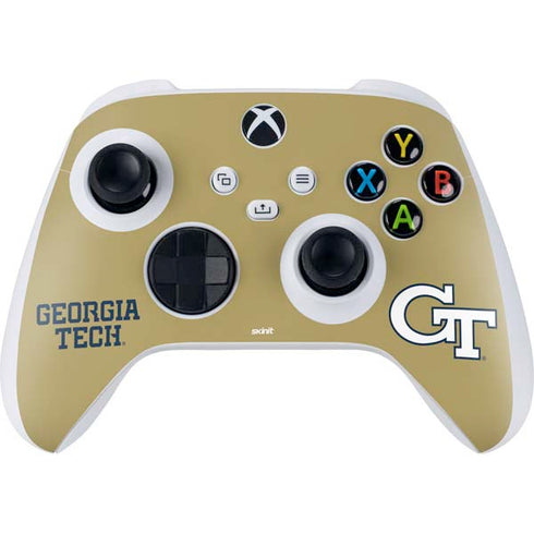 Georgia Institute of Technology LogoType Gold Xbox Series S Controller Skin