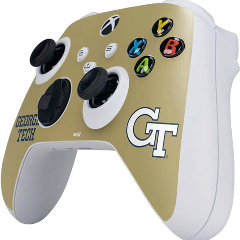 Georgia Institute of Technology LogoType Gold Xbox Series S Controller Skin