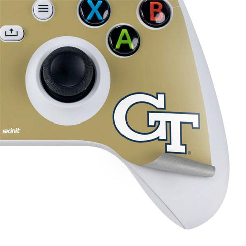 Georgia Institute of Technology LogoType Gold Xbox Series S Controller Skin