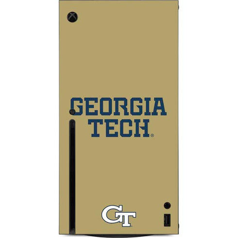 Georgia Institute of Technology LogoType Gold Xbox Series X Console Skin