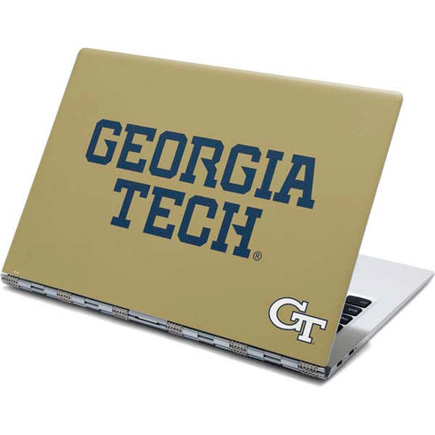 Georgia Institute of Technology LogoType Gold Yoga 910 2-in-1 14in Touch-Screen Skin
