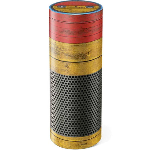German Flag Dark Wood Amazon Echo Skin