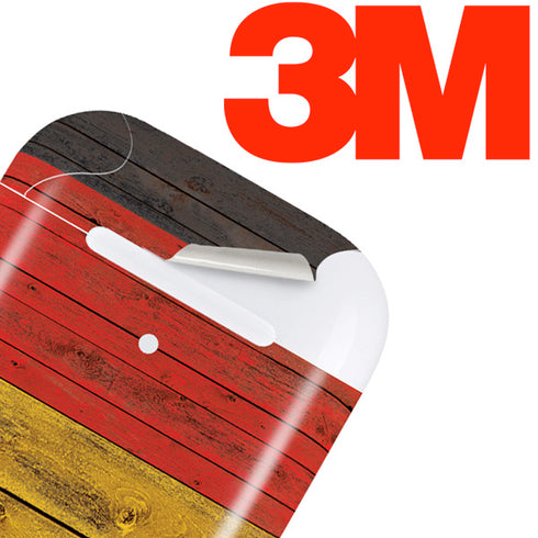 German Flag Dark Wood Apple AirPods 2 Skin