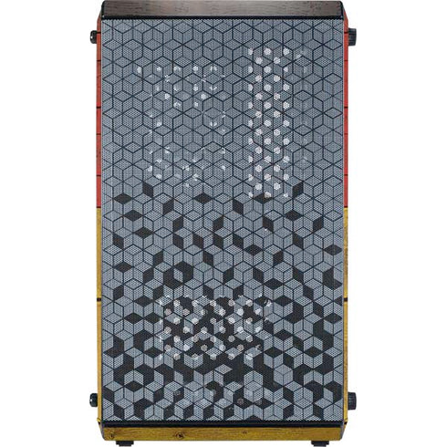 German Flag Dark Wood Cooler Master MasterBox Q300L Mini Tower Skin