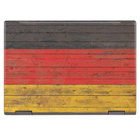 German Flag Dark Wood HP Envy Skin