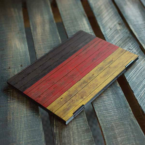 German Flag Dark Wood HP Envy Skin