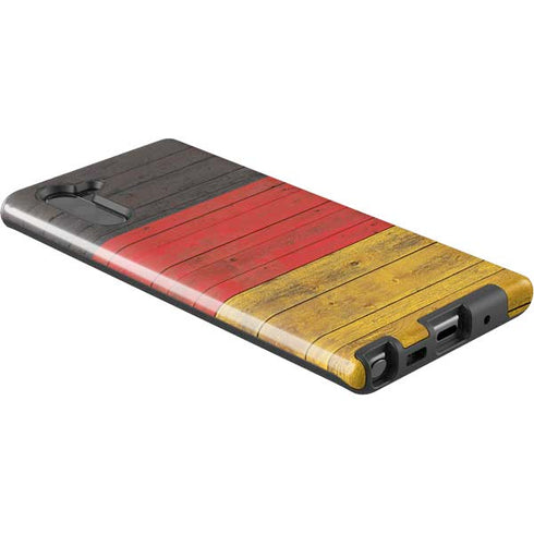 German Flag Dark Wood Galaxy Note 10 Pro Case