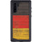 German Flag Dark Wood Galaxy Note 10 Waterproof Case