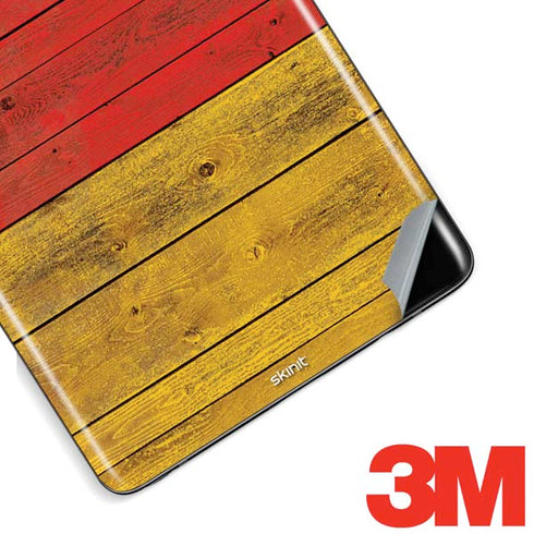 German Flag Dark Wood Galaxy Note 8 Skin