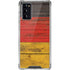 German Flag Dark Wood Galaxy Note20 5G Clear Case