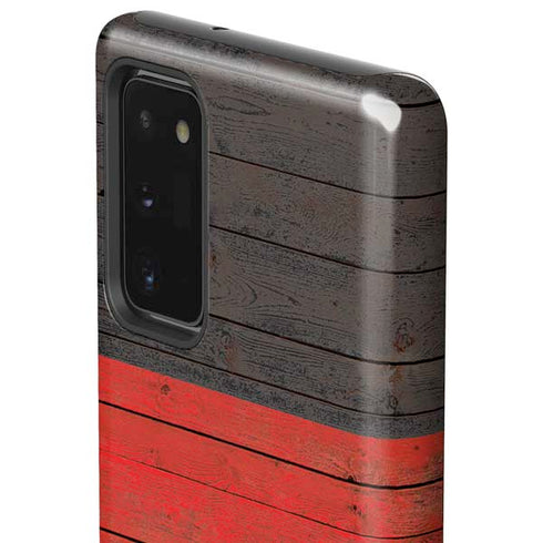 German Flag Dark Wood Galaxy Note20 5G Pro Case