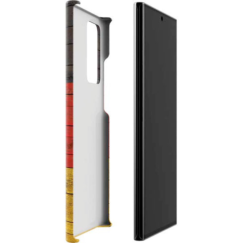 German Flag Dark Wood Galaxy Note20 Ultra 5G Lite Case