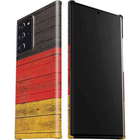 German Flag Dark Wood Galaxy Note20 Ultra 5G Lite Case