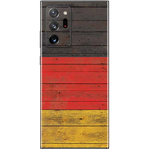 German Flag Dark Wood Galaxy Note20 Ultra 5G Skin