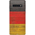 German Flag Dark Wood Galaxy S10 Skin