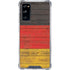 German Flag Dark Wood Galaxy S20 FE Clear Case