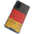 German Flag Dark Wood Galaxy S20 FE Clear Case
