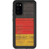 German Flag Dark Wood Galaxy S20 Waterproof Case