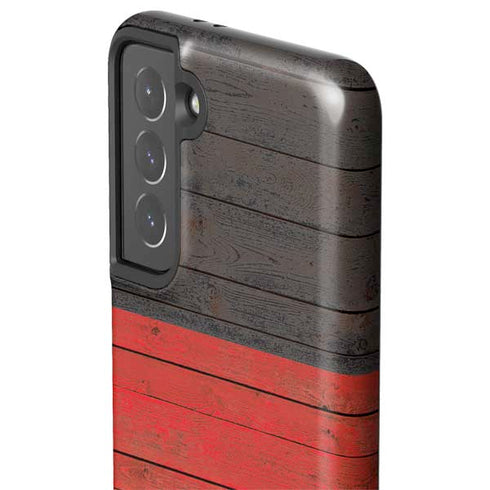 German Flag Dark Wood Galaxy S21 5G Pro Case