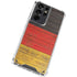 German Flag Dark Wood Galaxy S21 Ultra 5G Clear Case