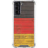 German Flag Dark Wood Galaxy S22 Clear Case