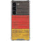 German Flag Dark Wood Galaxy S23 Clear Case