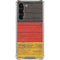 German Flag Dark Wood Galaxy S23 Plus Clear Case