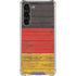 German Flag Dark Wood Galaxy S23 Plus Clear Case