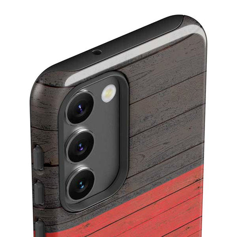 German Flag Dark Wood Galaxy S23 Plus Pro Case