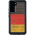 German Flag Dark Wood Galaxy S23 Plus Waterproof Case