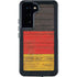 German Flag Dark Wood Galaxy S23 Waterproof Case
