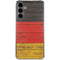 German Flag Dark Wood Galaxy S24 Plus Clear Case