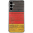 German Flag Dark Wood Galaxy S24 Plus Clear Case