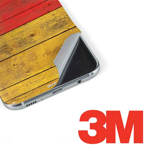 German Flag Dark Wood Galaxy S8 Skin