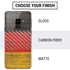 German Flag Dark Wood Galaxy S9 Skin