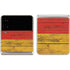 German Flag Dark Wood Galaxy Z Flip3 5G Skin