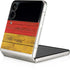 German Flag Dark Wood Galaxy Z Flip3 5G Skin
